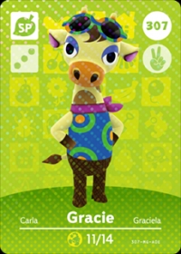 Animal Crossing - #307 Gracie [NA] Box Art
