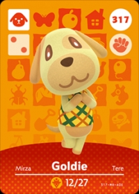 Animal Crossing - #317 Goldie [NA] Box Art