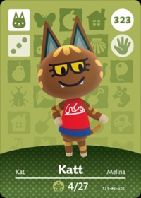 Animal Crossing - #323 Katt [NA] Box Art