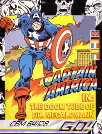 Captain America in: The Doom Tube of Dr. Megalomann Box Art