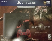 Sony PlayStation 4 Pro CUH-7115B - Monster Hunter World Rathalos Edition Box Art