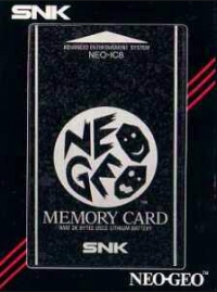 SNK Memory Card (black box) Box Art