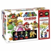 Super Mario Chess & Checkers Collector's Edition Set Box Art