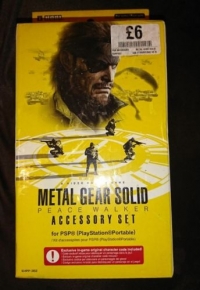 Metal Gear Solid Peace Walker Accessory Set Box Art