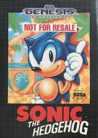 Sonic the Hedgehog (Not for Resale / Sega Seal) Box Art