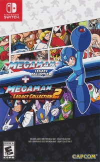 Mega Man Legacy Collection + Mega Man Legacy Collection 2 Box Art