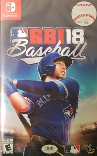 R.B.I. Baseball 18 [CA] Box Art