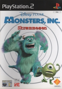 Disney/Pixar Monsters, Inc. Skræmmeøen (Sony Computer Entertainment Europe) Box Art
