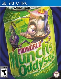 Oddworld: Munch's Oddysee HD (MRLR-0119-CVR / Munch cover) Box Art