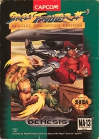 Street Fighter II: Special Champion Edition (Ballistic cardboard box) Box Art
