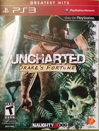 Uncharted: Drake's Fortune - Greatest Hits (sleeve) Box Art