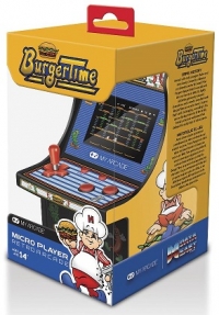 BurgerTime (My Arcade Micro Arcade) Box Art