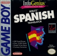 InfoGenius: Berlitz Spanish Translator Box Art