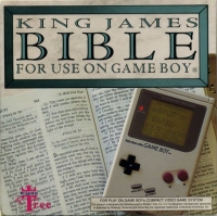 King James Bible For Use On Game Boy Box Art