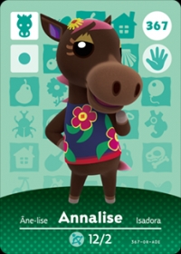 Animal Crossing - #367 Annalise [NA] Box Art