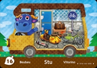 Animal Crossing - Welcome amiibo #16 Stu [NA] Box Art