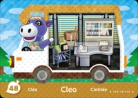 Animal Crossing - Welcome amiibo #48 Cleo [NA] Box Art