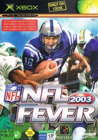 NFL Fever 2003 Box Art