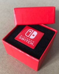 Nintendo Switch Pin Badge Box Art