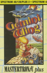 Gemini Wing - Mastertronic Plus Box Art