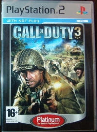 Call of Duty 3 - Platinum Box Art