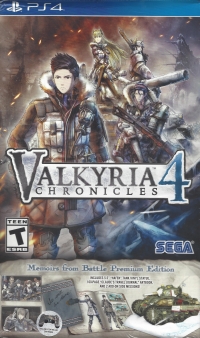 Valkyria Chronicles 4 - Memoirs From Battle Premium Edition Box Art