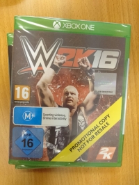 WWE 2K16 (Not for Resale) Box Art