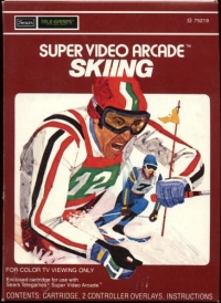 Skiing (Super Video Arcade) Box Art