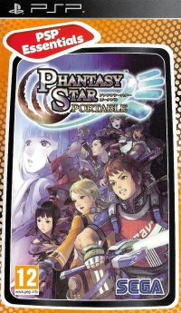 Phantasy Star Portable - PSP Essentials Box Art