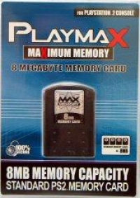 Playmax 8 Megabyte Memory Card Box Art