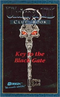 Ultima VII Clue Book: Key to the Black Gate Box Art