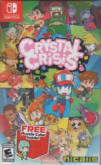 Crystal Crisis (FREE Puzzle Cube Inside!) Box Art