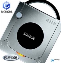 Nintendo GameCube DOL-001 (Limited Edition Platinum) [US] Box Art