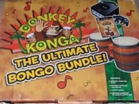 Nintendo GameCube DOL-001 - Donkey Konga: The Ultimate Bongo Bundle! (Black) Box Art