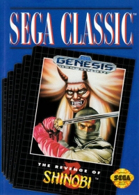 Revenge of Shinobi, The - Sega Classic Box Art