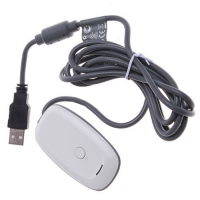 PC Wireless Gaming Receiver for use with Xbox 360 Wireless Controllers (White) Box Art