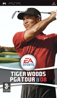 Tiger Woods PGA Tour 08 Box Art
