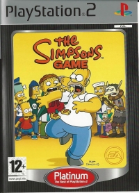 Simpsons Game, The - Platinum Box Art