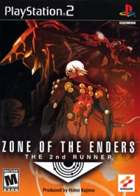Zone of the Enders: The 2nd Runner (white Konami logo) Box Art