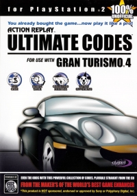 Datel Action Replay Ultimate Codes: Gran Turismo 4 Box Art