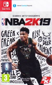 NBA 2K19 Box Art
