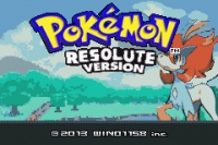 Pokémon Resolute Version Box Art