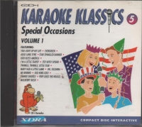 Karaoke Klassics 5: Special Occasions: Volume 1 Box Art