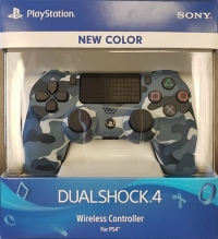 Sony DualShock 4 Wireless Controller CUH-ZCT2U (Blue Camouflage) Box Art