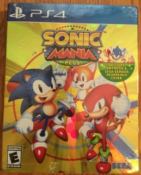 Sonic Mania Plus (Includes Art Book & Sega Genesis Reversible Cover) Box Art