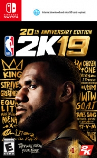 NBA 2K19 - 20th Anniversary Edition Box Art