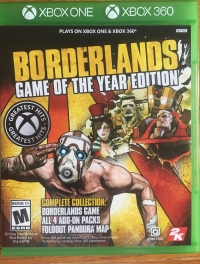 Borderlands: Game of the Year Edition - Greatest Hits Box Art