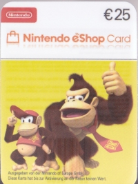 Nintendo eShop Card 25€ (plastic) [DE] Box Art