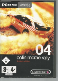 Colin McRae Rally 04 - Limited Edition Box Art