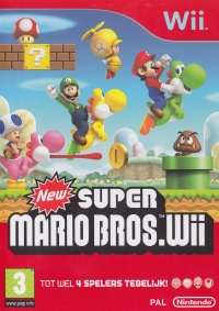 New Super Mario Bros. Wii [NL] Box Art